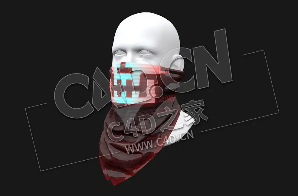 C4D人脸蒙面巾模型 bandana - C4D之家 - 97.jpg