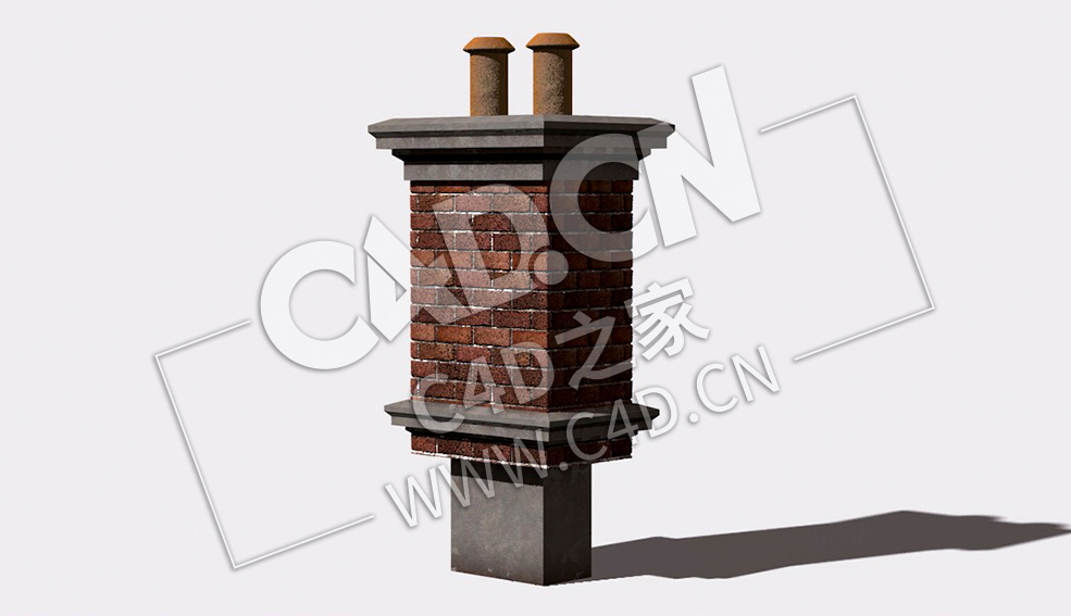 烟囱C4D模型 Chimney - C4D之家 - 07.jpg