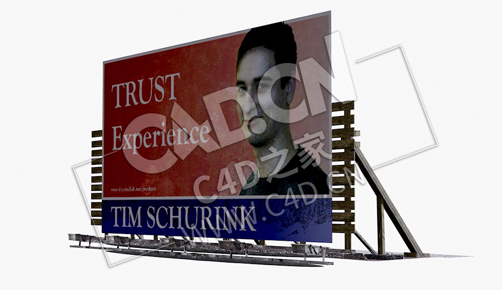 广告牌C4D模型 Billboard