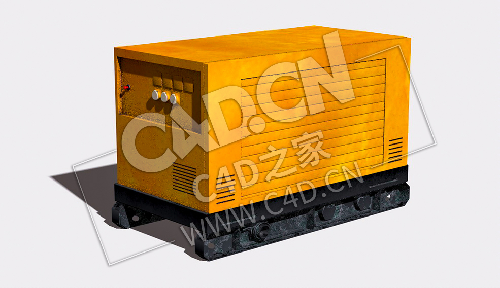 发电机C4D模型 Generator