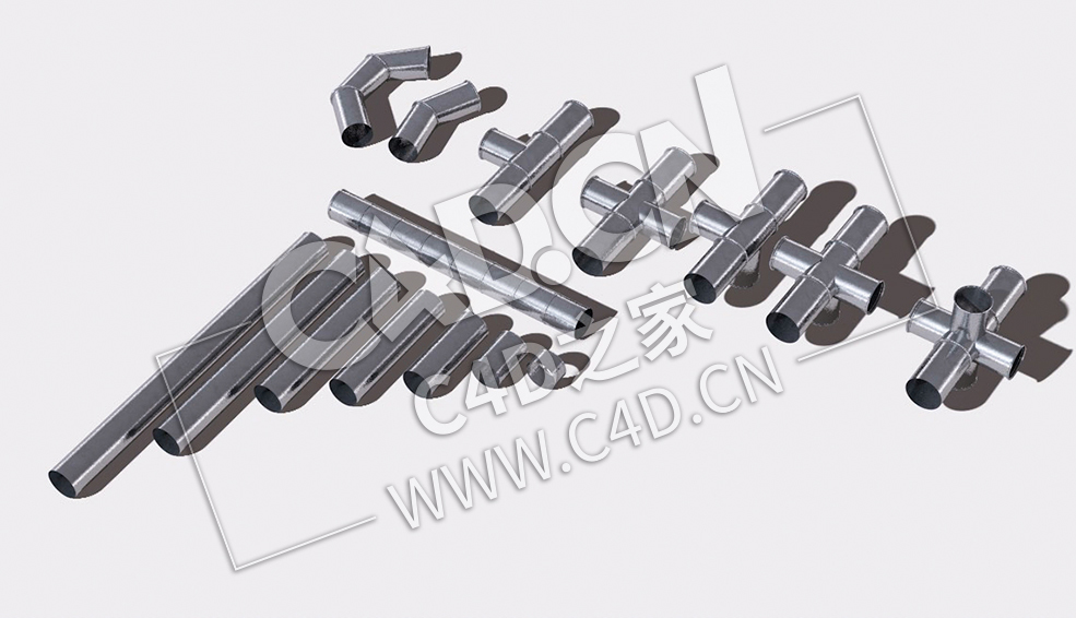 管道C4D模型 Pipes - C4D之家 - 09.jpg