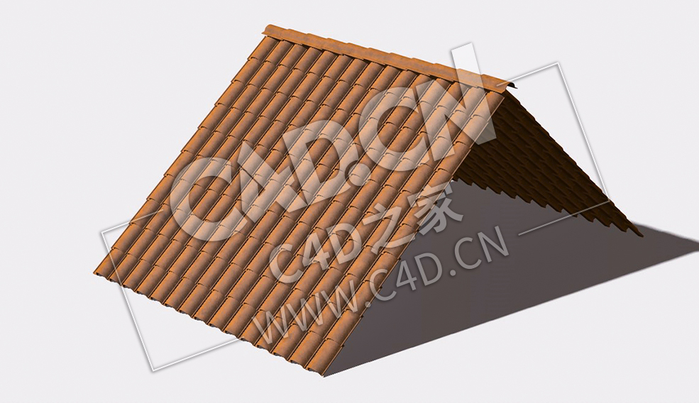 瓦片屋顶C4D模型 Roof-Tiles - C4D之家 - 11.jpg