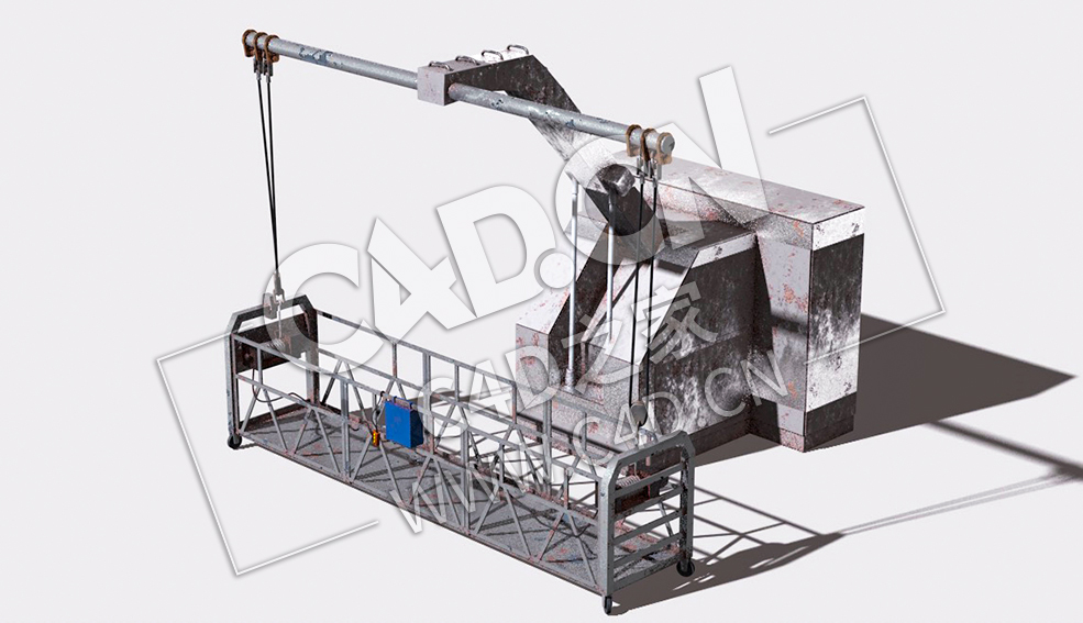 工业清洗平台机械设备C4D模型 Washing Platform - C4D之家 - 19.jpg