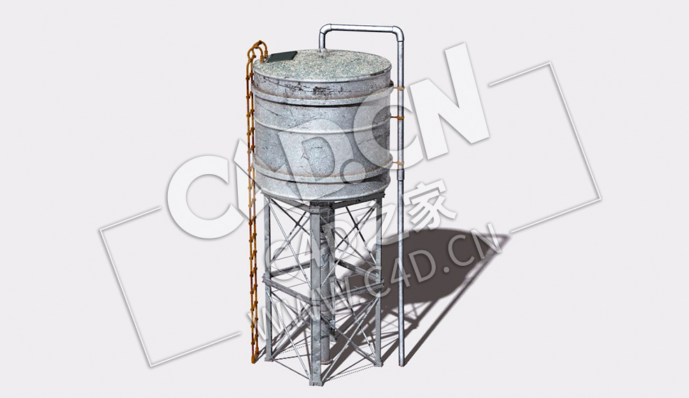 水塔C4D模型 Water-Tower - C4D之家 - 20.jpg