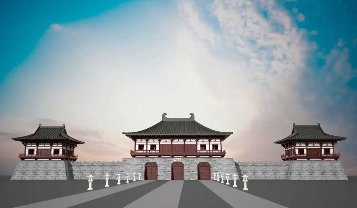 隋唐洛阳城三维模型复原