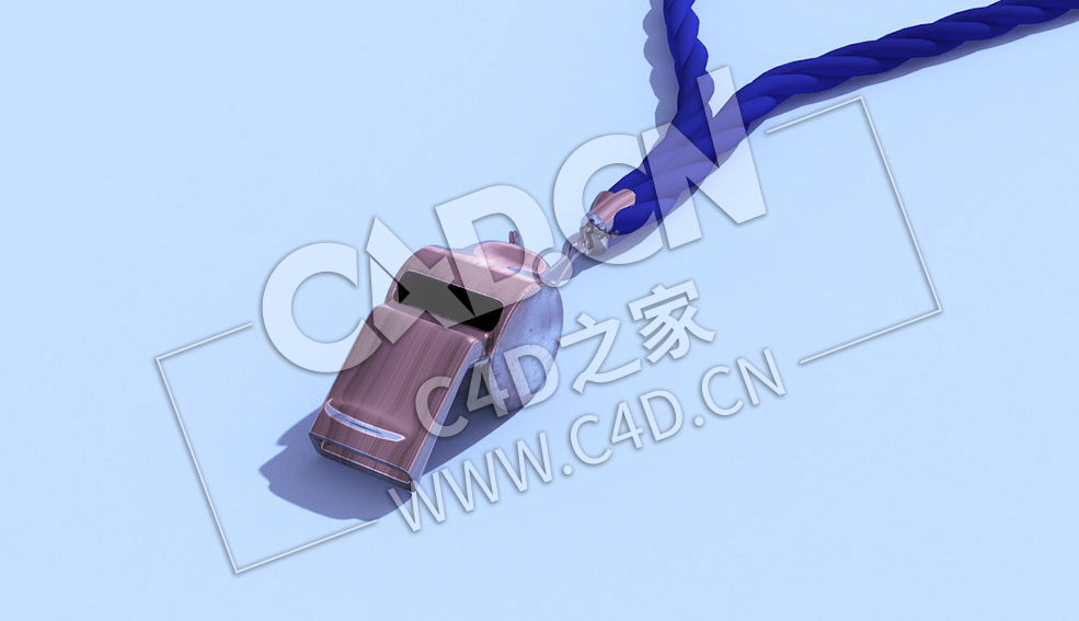 C4D足球裁判哨模型 Ref-Whistle - C4D之家 - 05.jpg