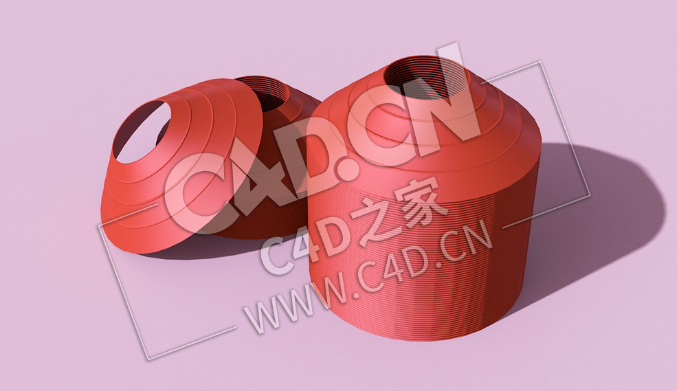C4D训练锥桶体育用品模型 Training-Cones2 - C4D之家 - 16.jpg