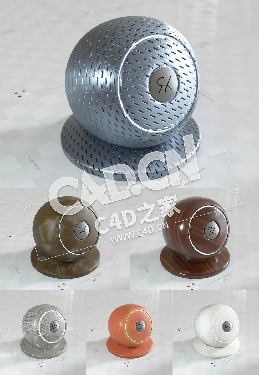 6个C4D OCTANE材质球 Octane-Texture-Pack-6-Sampler - C4D之家 - 未标题-1.jpg