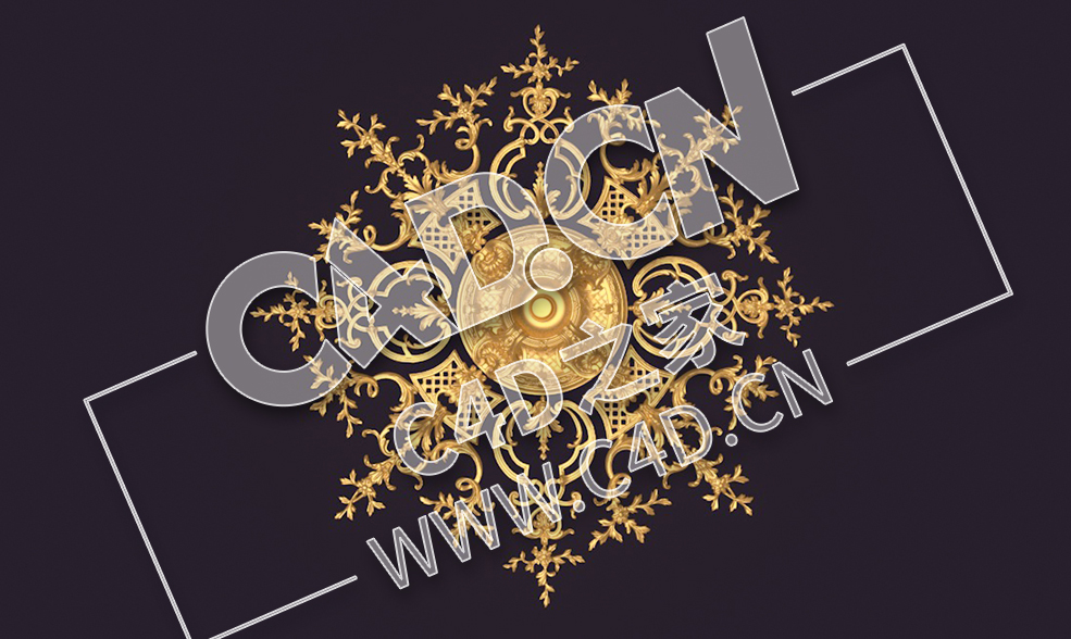 C4D欧式浮雕花构件装饰花件浮雕构件挂件套口雕花立体雕花外墙雕花模型 - C4D之家 - 64.jpg