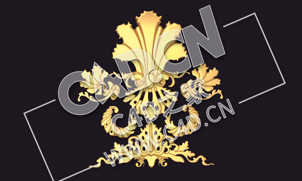 C4D欧式浮雕花构件装饰花件浮雕构件挂件套口雕花立体雕花外墙雕花模型 NEOCLASSIC-FL - C4D之家 - 65.jpg