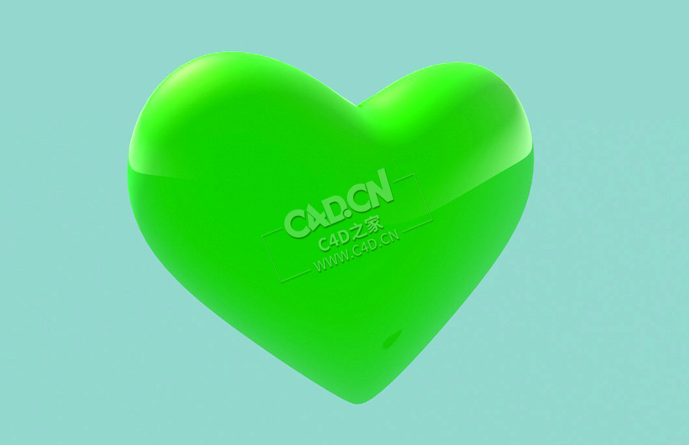 绿心C4D模型 GreenHeart
