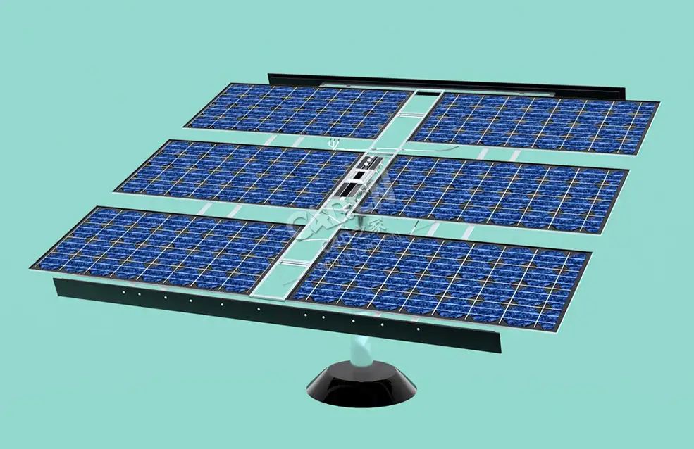 太阳能光伏电池节能环保太阳能电池板C4D模型 Solar-Panel