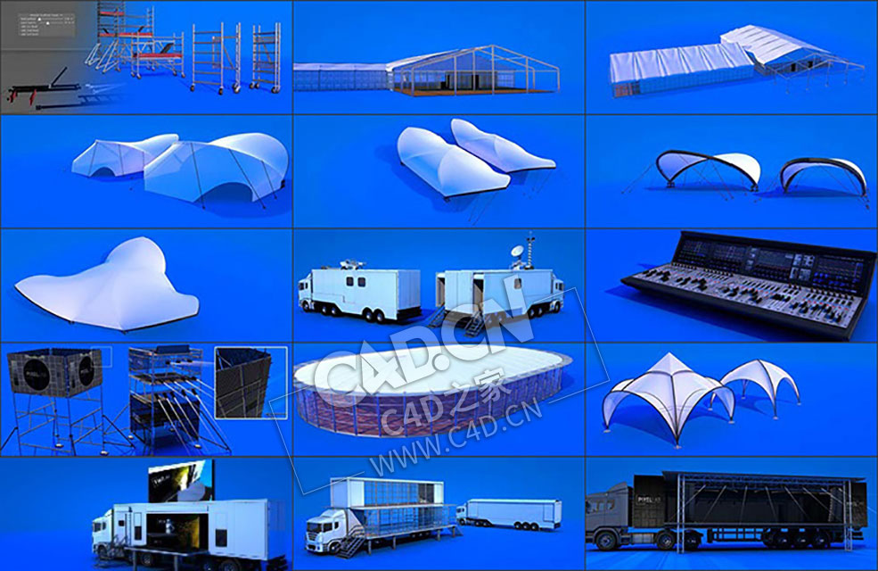45个户外展览会展模型预设 events-and-exhibition-2.0