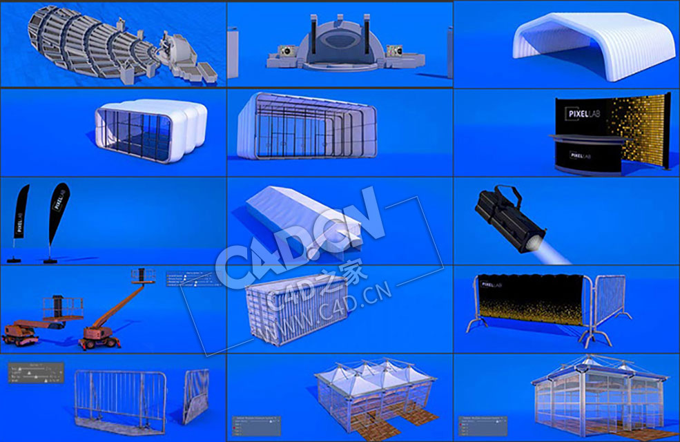 45个户外展览会展模型预设 events-and-exhibition-2.0 - C4D之家 - 01.jpg