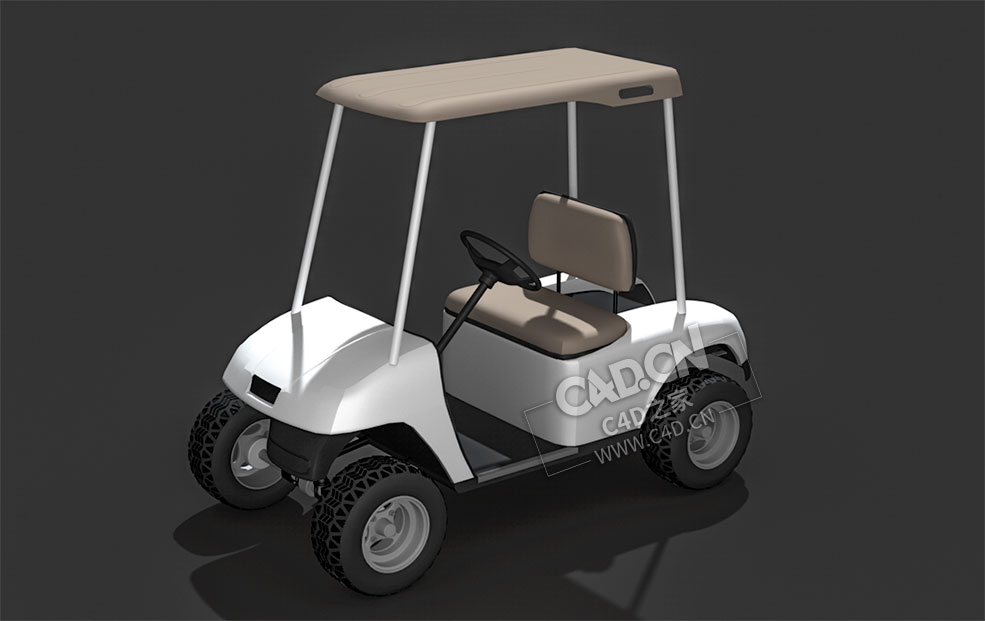 高尔夫球车酒店接送车景区接送车旅游观光车C4D模型 Golf_Cart - C4D之家 - 55.jpg