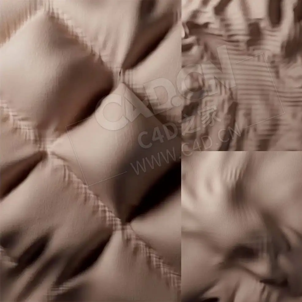 C4D红移(Redshift)渲染器布料动画教程（含工程）Additional fold details on cloth