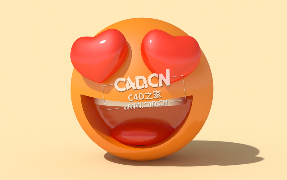 三维立体表情爱意表情 love-emoji-3d