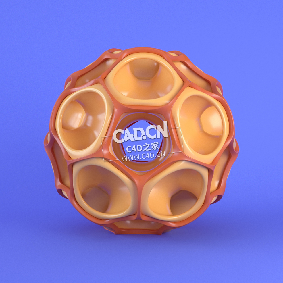 C4D抽象艺术球体工程abstract_object