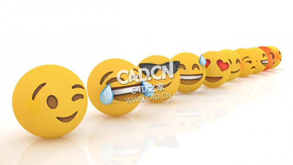 11个三维立体emojis表情模型 - C4D之家 - 14.jpg