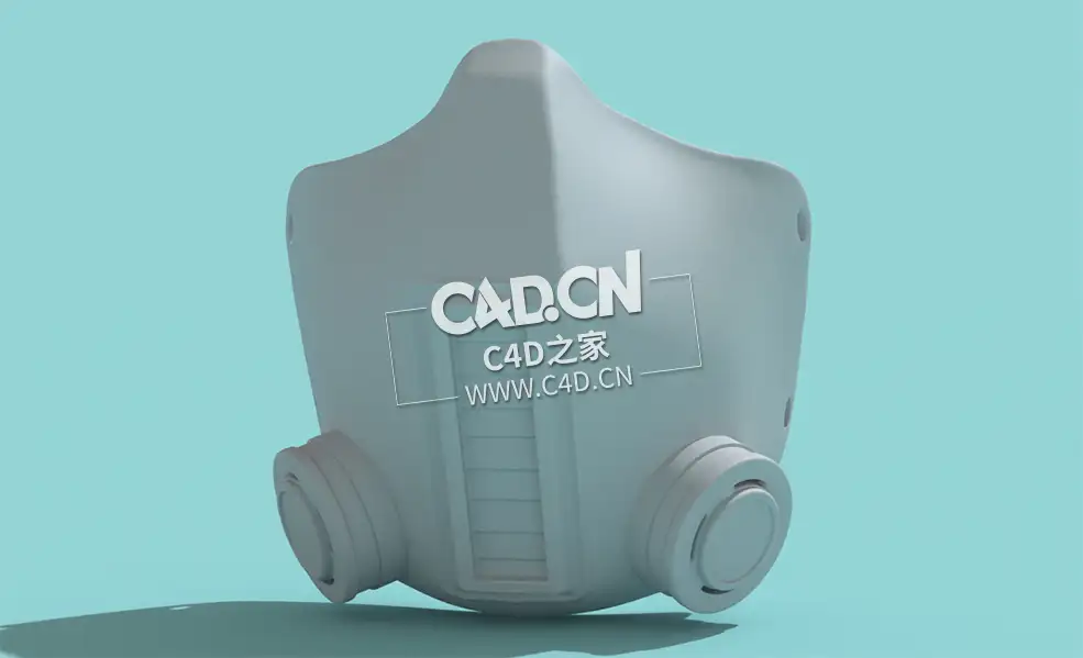 口罩卫生防护防毒面罩C4D模型Mask_C4D