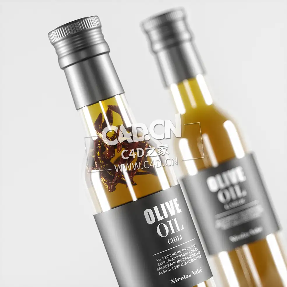 食用油橄榄油C4D模型olive_oil