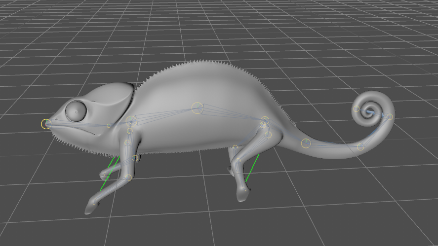 变色龙 C4D 动物模型 - C4D之家 - 1631064080(1).jpg