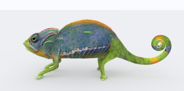 变色龙 C4D 动物模型 - C4D之家 - 1631064109(1).jpg