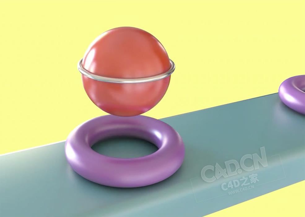 C4D三维场景循环动画教程 Cinema 4D – Easy Looping 3D Animation for Instagram