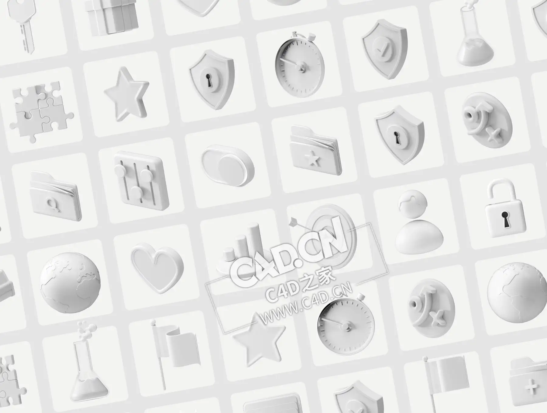 24个C4D Arnold卡通3D图标UI模型合集 Multiangle 3D Icons Business - C4D之家 - 8_1589742024672.jpg