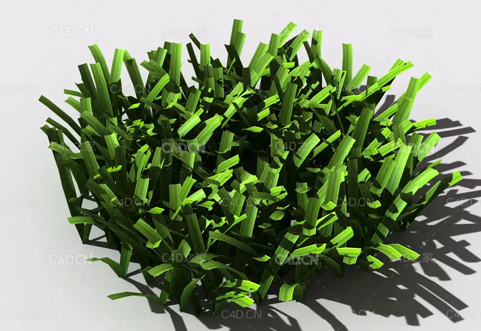 草坪草地绿草植物C4D模型 lawn-grass-f2 - C4D之家 - 32.jpg