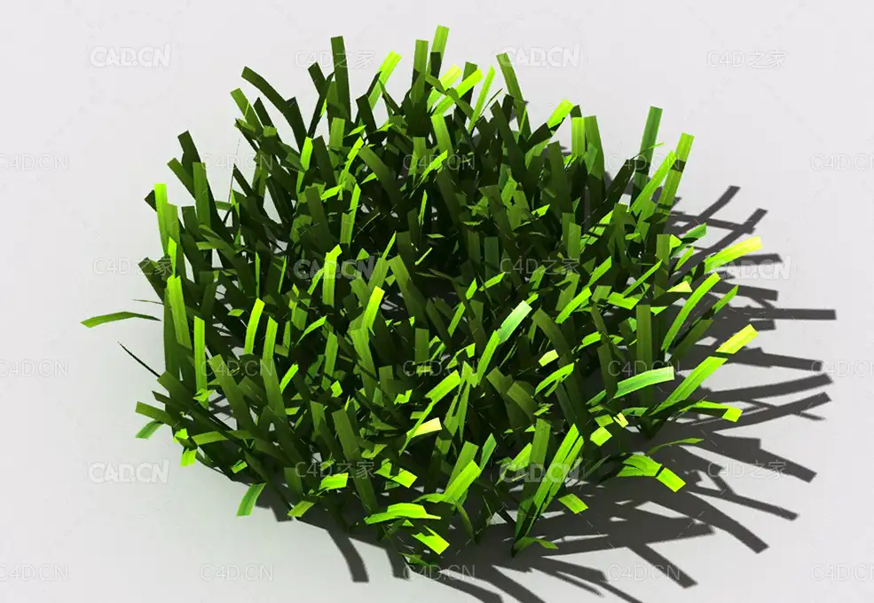 草坪草地绿草植物C4D模型 lawn-grass-g2 - C4D之家 - 34.jpg
