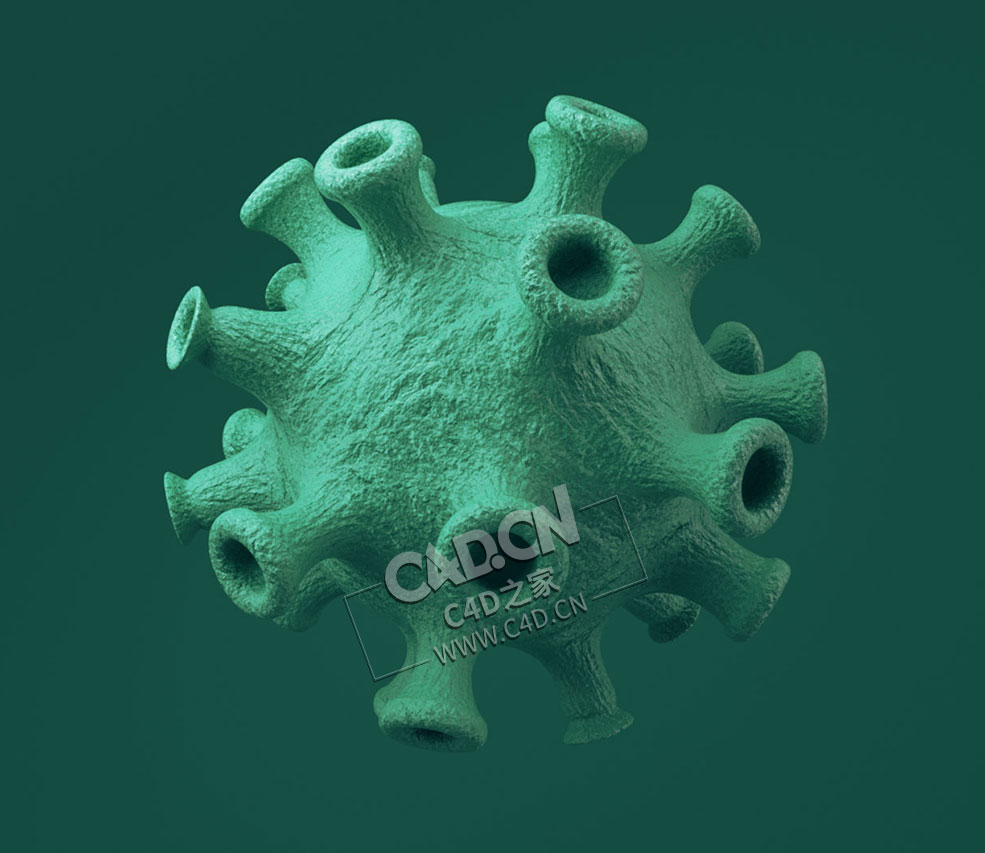 新冠病毒变异病毒coronavirus - C4D之家 - 2-1600×1060px.jpg