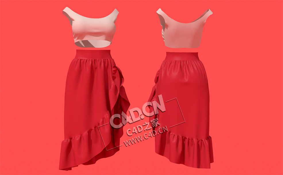 时尚女性红裙子背心夏日服装 wrap1 cloth