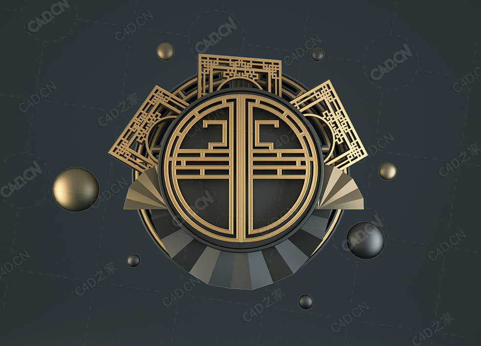 中式窗格文字背景图 - C4D之家 - 6.jpg