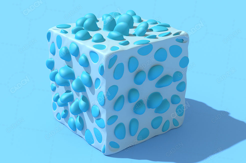 满身的方块坑中物体生长动画 shake box - C4D之家 - 55.jpg