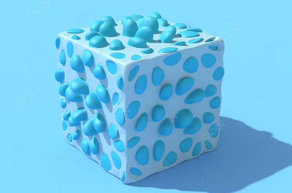 满身的方块坑中物体生长动画 shake box - C4D之家 - 55.jpg