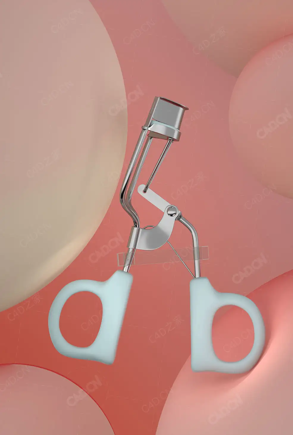 美容化妆产品睫毛夹渲染模型 - C4D之家 - 睫毛夹场景.jpg