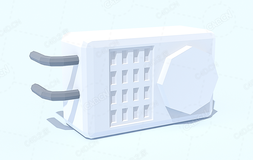 低面多边形空调机组 Air Conditioning Unit - C4D之家 - 07.jpg