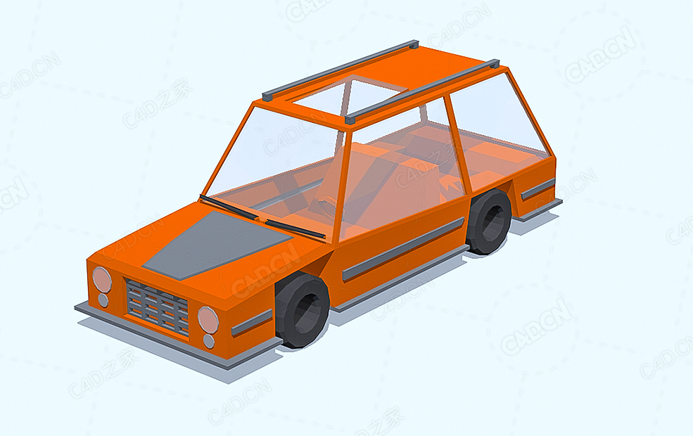 低面多边形汽车 Car - C4D之家 - 17.jpg