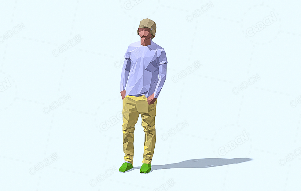 低面多边形男孩 Boy - C4D之家 - 12.jpg