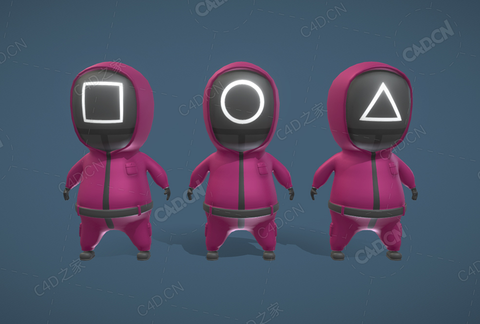 三个鱿鱼游戏角色 squid-game-man - C4D之家 - 23.jpg