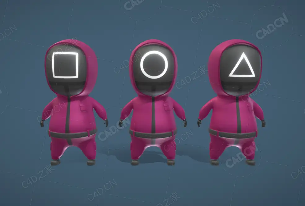 三个鱿鱼游戏角色 squid-game-man - C4D之家 - 23.jpg