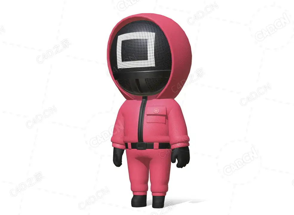 鱿鱼游戏IP角色 squid-game-pinksoldier - C4D之家 - 22.jpg