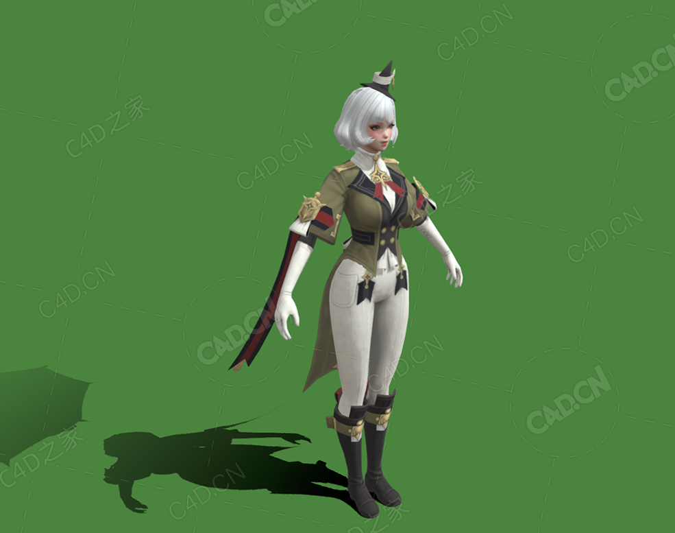 哈鲁游戏人物卡通女孩 haru-game-character - C4D之家 - 25.jpg