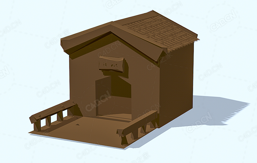 低面多边形狗屋 Dog House - C4D之家 - 32.jpg