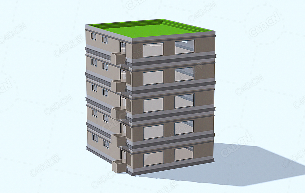 低面多边形高楼 High Rise - C4D之家 - 39.jpg