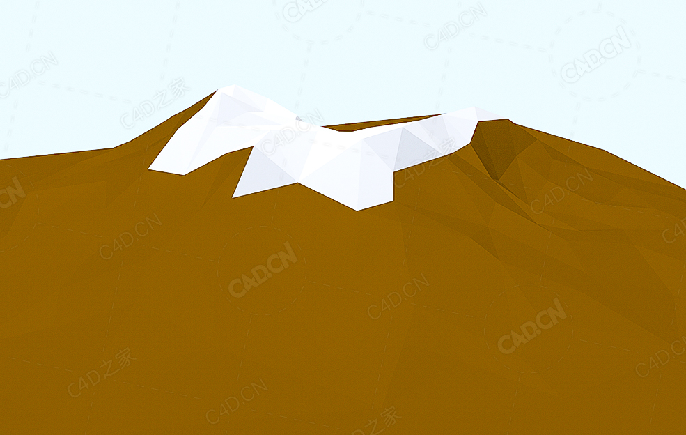 低面多边形雪山风景 Landscape - Mountain - C4D之家 - 48.jpg