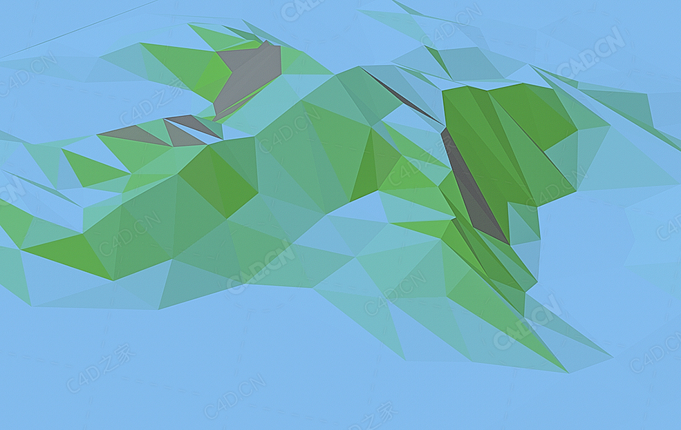 低面多边形海岛山石风景 Landscape - Sea With Rock - C4D之家 - 49.jpg