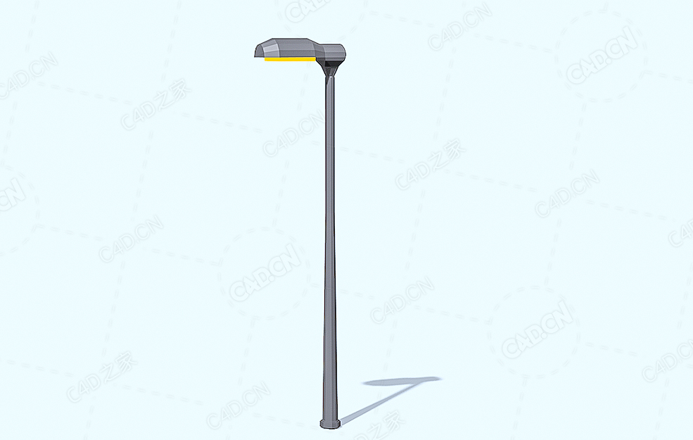 低面多边形路灯 Streetlight - C4D之家 - 72.jpg