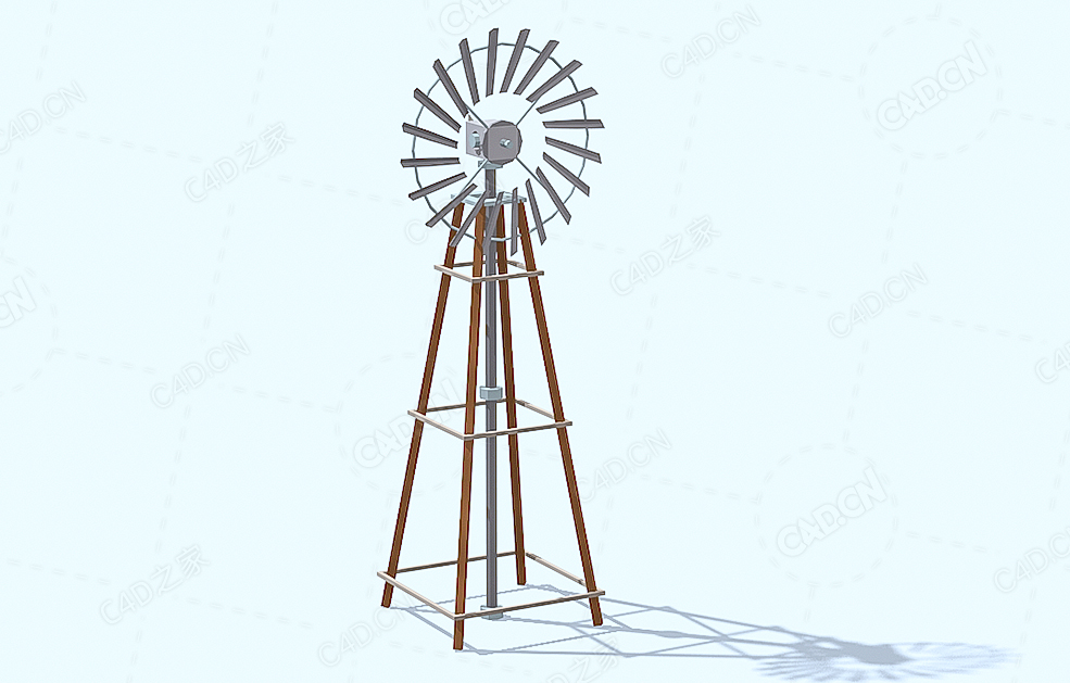 低面多边形风车 Windmill - C4D之家 - 81.jpg